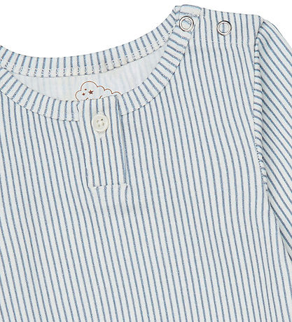 Cam Cam Bodysuit l/s - William - Classic+ Stripes Blue