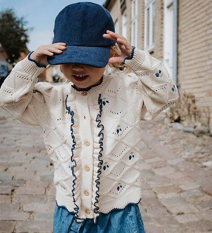 Fliink Cardigan - Prjónað - Mela Ruffle - Sandshell