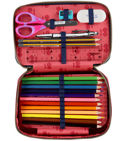 Jeune Premier Federmäppchen m. Inhalt - Satteltasche