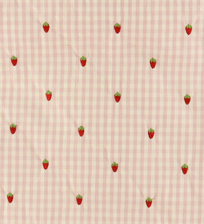 Flöss Rúmföt - Junior - Dolly - Bleikt Berry Gingham