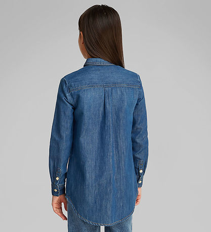 Calvin Klein Shirt - Denim - Mid Serenity Blue