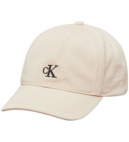 Calvin Klein Kappe - Monogramm-Baseball - Oyster Grey