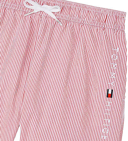 Tommy Hilfiger Swim Shorts - Ithaca White/Medium+ Red