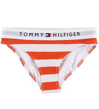 Tommy Hilfiger Bikini - Triangle - Breton Stripe Brilliant Orang