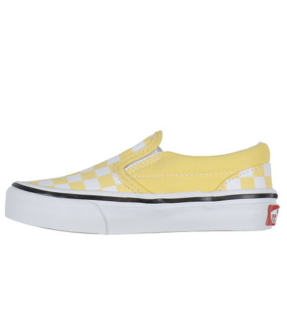 Vans Shoes - Classic Slip-On - Yellow/White Check