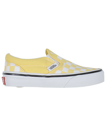 Vans Shoes - Classic Slip-On - Yellow/White Check