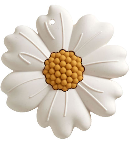 Jack o Juno Teether - Silicone - Daisy - White