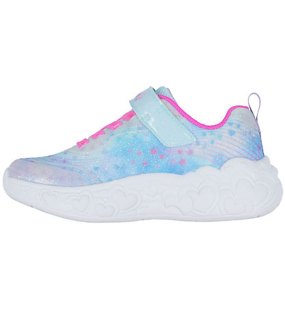 Skechers Skór M. Ljós - Eilíft Heart Ljós - Ljósblátt/Multi