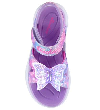 Skechers Sandals w. Lights - Jumpsters Bow Tie Brites - Lavender