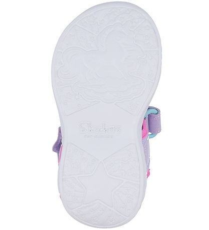 Skechers Sandalar M. Ljós - Dreamy Einhyrningur - Lavender Multi
