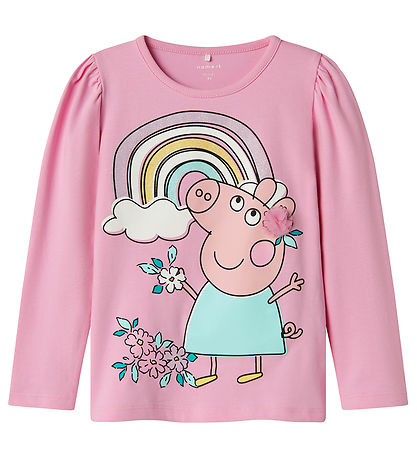 Name It Blússa - NmfFiffi - Peppa Pig - Bleikt Frosting