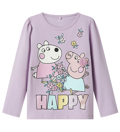 Name It Blouse - NmfFiffi - Peppa Pig - Orchid Bloom