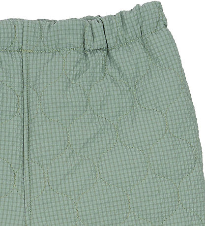 Mikk-Line Thermo Trousers - Green Bay w. Checs