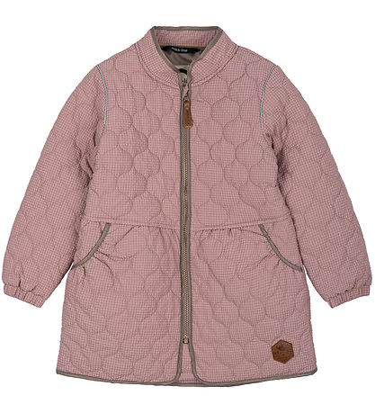 Mikk-Line Thermo Jacket - Woodrose w. Checs
