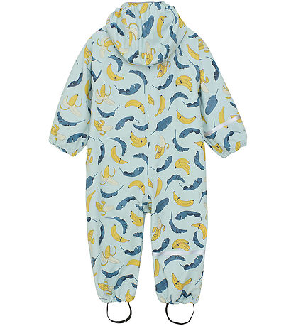 CeLaVi Rainsuit - PU - Blue Heaven w. Banana print