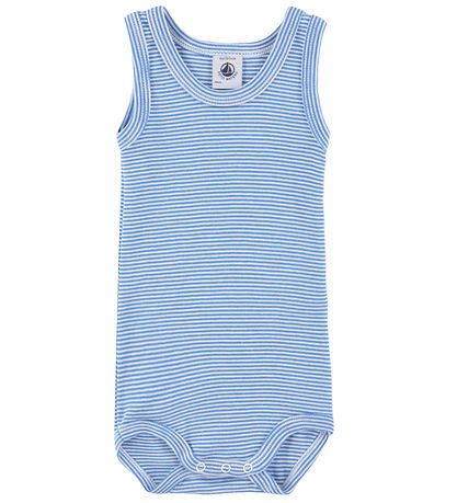 Petit Bateau Bodies u/ä - 3-pack - Vit/Blå