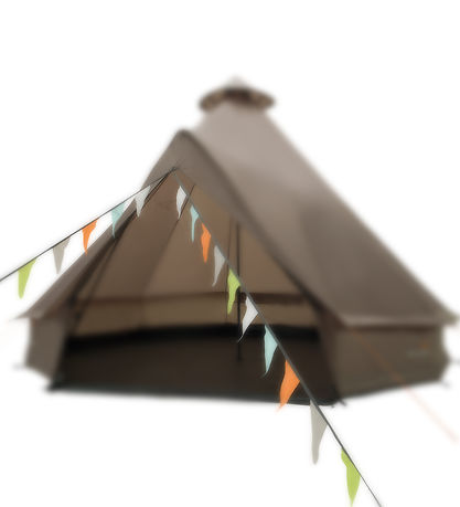 Easy Camp Wimpelketten - 2er-Pack - 2.5 M - Glamping - Multi