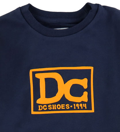 DC Collegegenser - Hyllest - Dress Blue m. Oransje