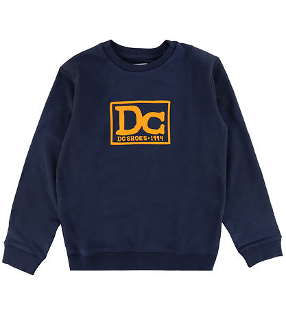 DC Collegegenser - Hyllest - Dress Blue m. Oransje