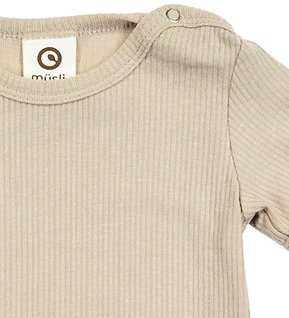 Müsli Bodysuit s/s - Rib - Mellow - Cashmere