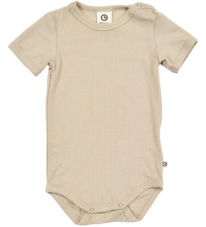 Müsli Bodysuit s/s - Rib - Mellow - Cashmere