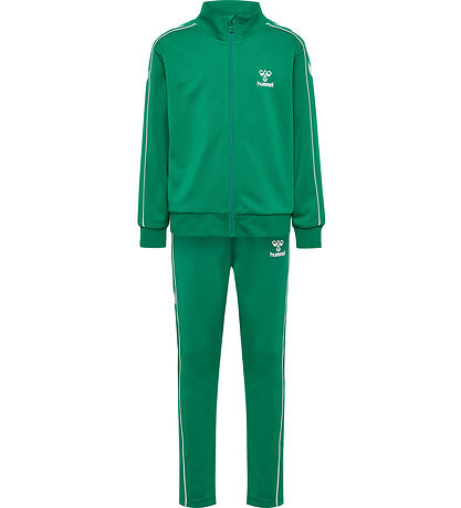 Hummel Tracksuit - hmlTrack - Pepper Green w. Logo