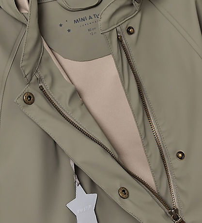 Mini A Ture Rainwear w. Suspenders - PU - MatWaini's - Vert