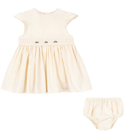 Konges Sløjd Set - Dress/Bloomers - Celebration AAliyah - Eggnog