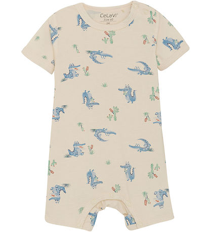 CeLaVi Summer Romper - Dusty Blue