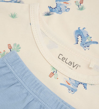CeLaVi Pyjama Set - 2 Parts - Dusty Blue