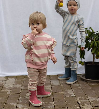 Pom Pom Rubber Boots - Heart AOP