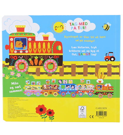 Forlaget Carlsen Book - Take a ride on the animal train