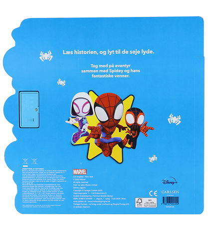 Forlaget Carlsen Book - Spidey and his amazing friends w. Sound