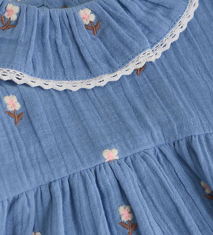 En Fant Dress - Muslin - Infinity w. Flowers