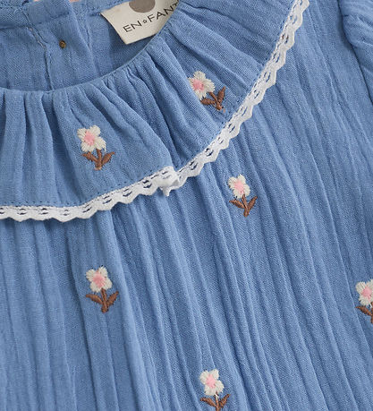 En Fant Dress - Muslin - Infinity w. Flowers