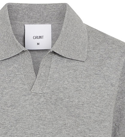 Grunt Polo - Prjónað - GRBanthat - Grey Melange