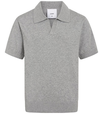 Grunt Polo - Prjónað - GRBanthat - Grey Melange