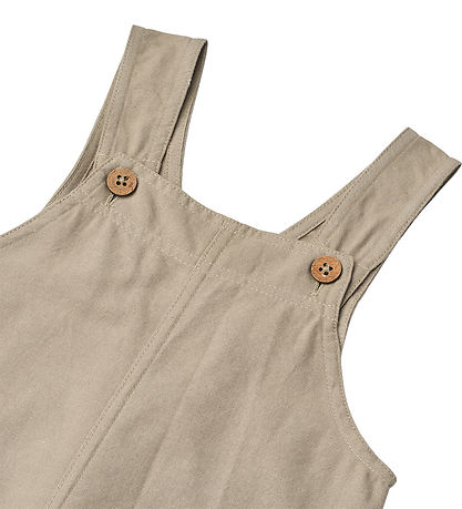 Wheat Overalls - Denim - Ivan - Beige Stone