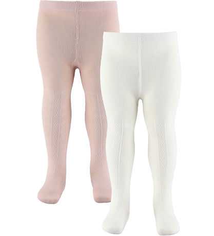 Wheat Strumpfhosen - Pointelle - Izzy - 2er-Pack - Powder m. Loc