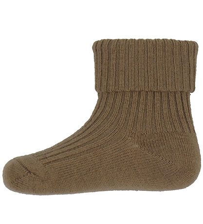 Wheat Socks - 2-Pack - Wool - Rib - Ziggy - Caramel
