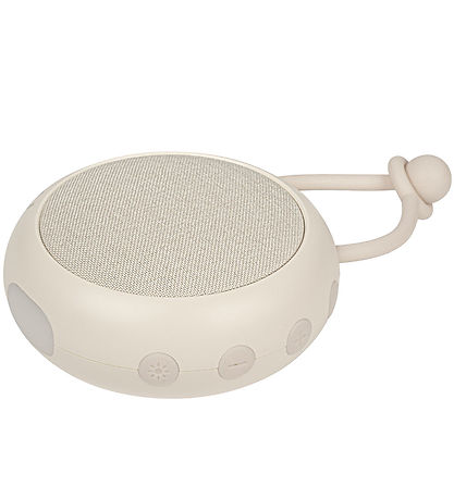 Moonboon White Noise Speaker w. Sound/Light - White Cream