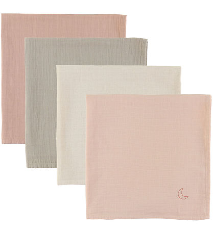 Moonboon Hydrofiele Doek - 4-pack - Rose Mix