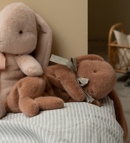 Maileg Soft Toy - Sleeping Rabbit I Plys - Little - 28 cm - Warm