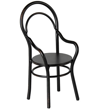 Maileg Miniature Chair w. Armrest - Black