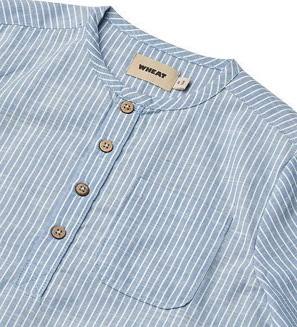 Wheat Overhemd - Berk - Blue Stripe