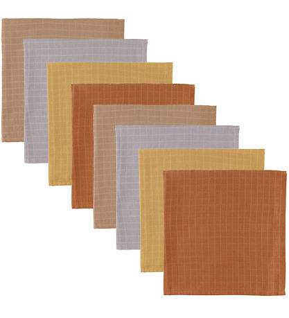 Cam Cam Hydrofiele Doek - 70x70 cm - 8-pack - Aarde Mix