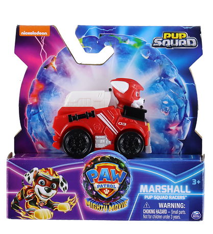 Paw Patrol Toy Car - Mini Squad Racers - Marshall
