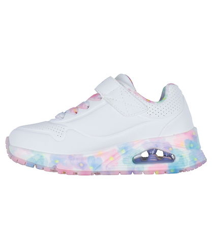 Skechers Skór - Uno Gen 1 - Nýtt blóm - Hvítt/Multi