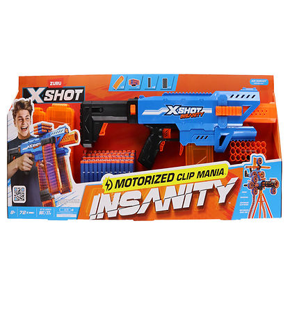 X-Shot Froðubyssa - Insanity Vélknúin klemmublásari