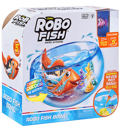 Robo Alive Toys - Robo Fish Swim 'N Fish Bowl - Assorted